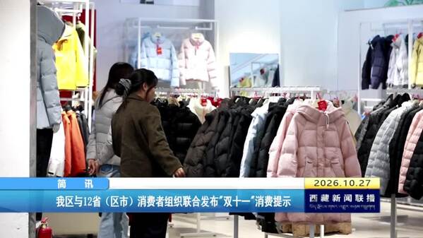 西藏自治区与12省（区市）消费者组织联合发布双十一消费提示