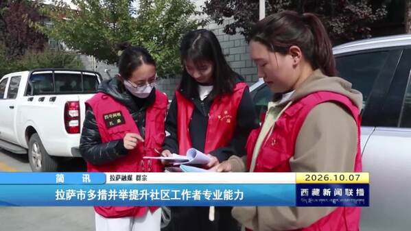 拉萨市多措并举提升社区工作者专业能力