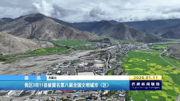 西藏自治区3市11县被提名第八届全国文明城市（区）