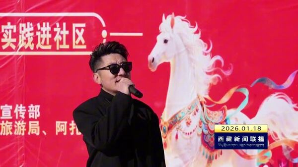 嘉黎县新时代文明实践中心开展文艺演出进社区活动