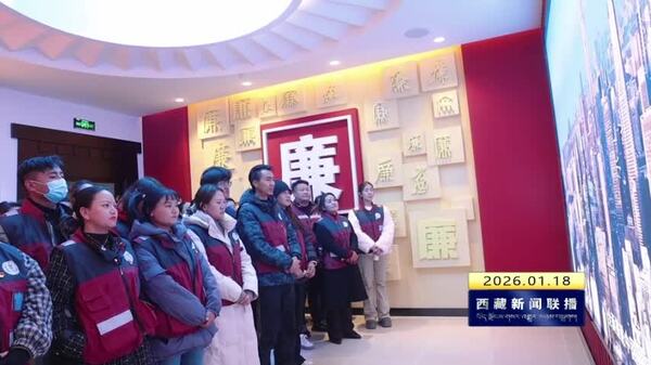 桑日县组织干部职工参观廉政教育基地