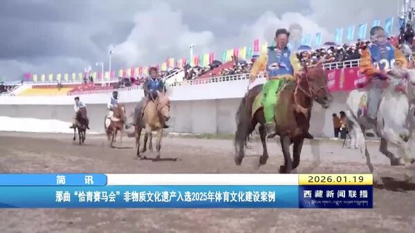 那曲“恰青赛马会”非物质文化遗产入选2025年体育文化建设案例