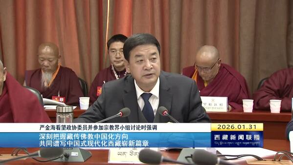 严金海看望政协委员并参加宗教界小组讨论时强调 深刻把握藏传佛教中国化方向 共同谱写中国式现代化西藏崭新篇章