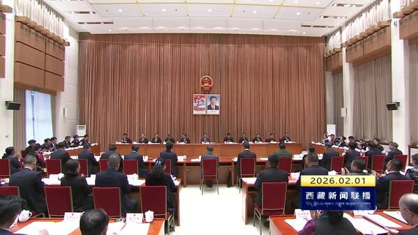 西藏自治区十二届人大四次会议主席团举行第二次会议