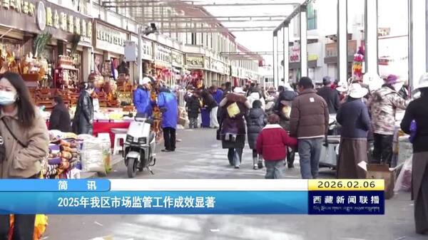 2025年西藏自治区市场监管工作成效显著