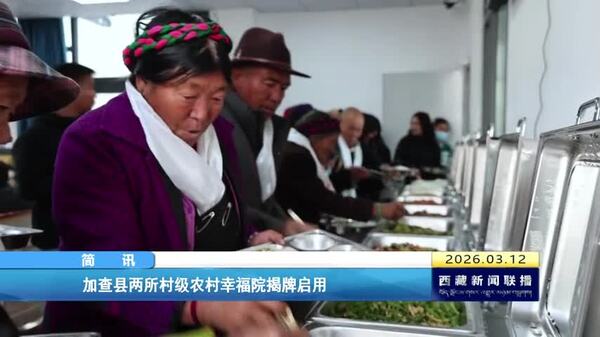 加查县两所村级农村幸福院揭牌启用