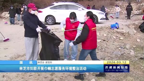 林芝市妇联开展巾帼志愿服务环境整治活动