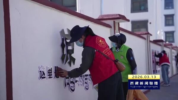 琼结县开展规范用字环境志愿服务活动