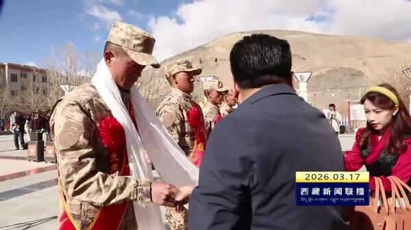 康马县举行春季新兵入伍欢送暨立功喜报送达仪式