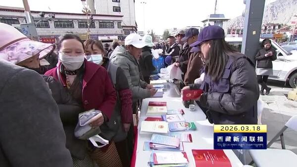 山南市开展“三月综治宣传月”集中宣传活动