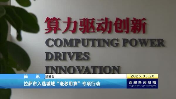 拉萨市入选城域“毫秒用算”专项行动