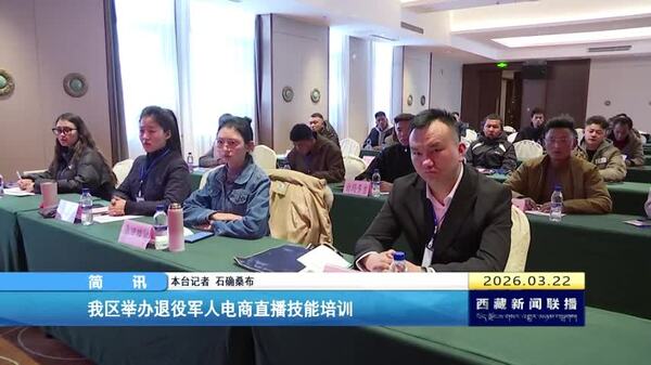 西藏自治区举办退役军人电商直播技能培训
