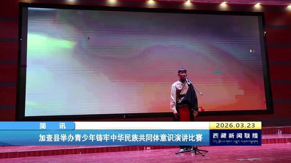 加查县举办青少年铸牢中华民族共同体意识演讲比赛