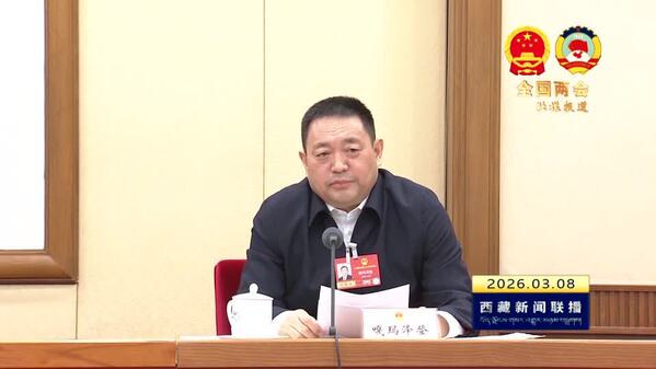 【全国两会融媒报道·直通北京】嘎玛泽登在审议政府工作报告时强调 锚定目标任务 马上就办真抓实干 在奋进中国式现代化新征程上展现西藏新作为