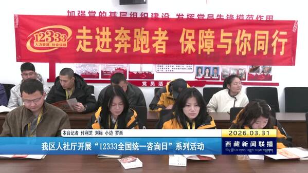 西藏自治区人社厅开展“12333全国统一咨询日”系列活动