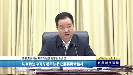 王君正主持召开自治区党委常委会会议 认真传达学习习近平总书记重要讲话精神