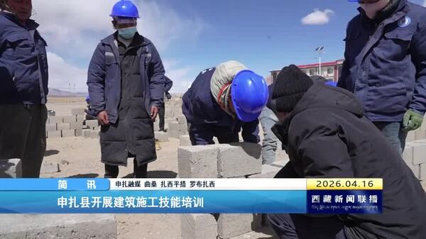 申扎县开展建筑施工技能培训