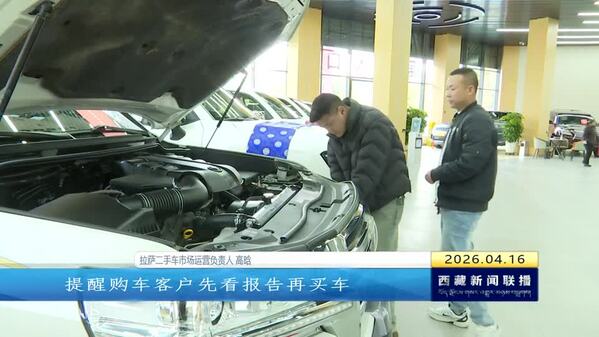 西藏自治区首个规模化数字化二手车交易综合体投用