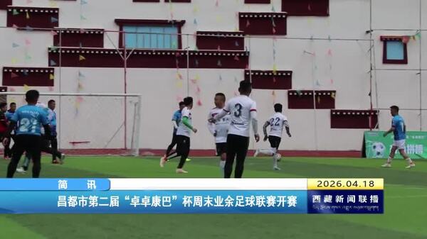 昌都市第二届“卓卓康巴”杯周末业余足球联赛开赛