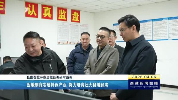 任维在拉萨市当雄县调研时强调 因地制宜发展特色产业 努力培育壮大县域经济