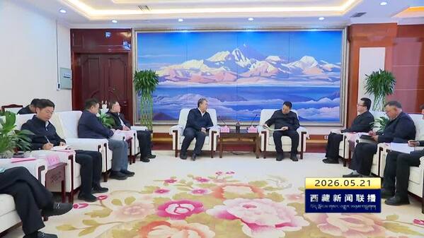 嘎玛泽登与中国农业银行行长王志恒座谈