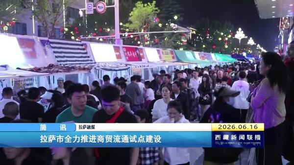 拉萨市全力推进商贸流通试点建设