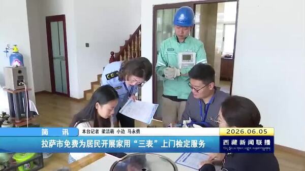 拉萨市免费为居民开展家用“三表”上门检定服务