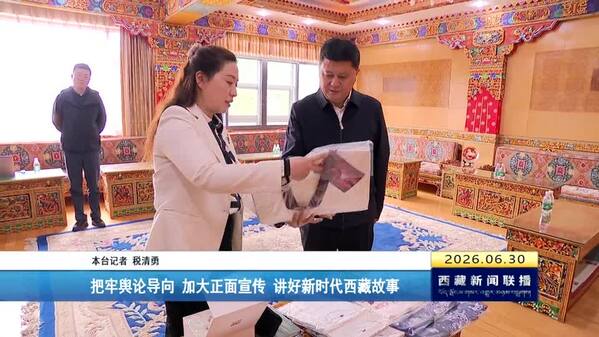 徐芝文在中央驻藏新闻单位调研时强调：把牢舆论导向 加大正面宣传 讲好新时代西藏故事
