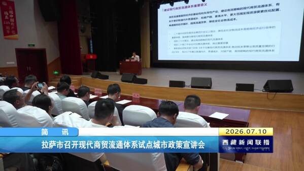 拉萨市召开现代商贸流通体系试点城市政策宣讲会