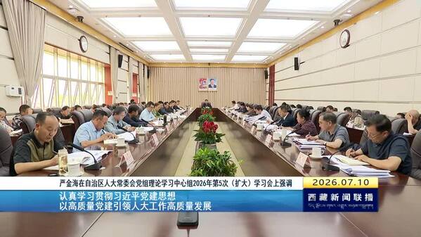 严金海在自治区人大常委会党组理论学习中心组2026年第5次（扩大）学习会上强调 认真学习贯彻习近平党建思想 以高质量党建引领人大工作高质量发展