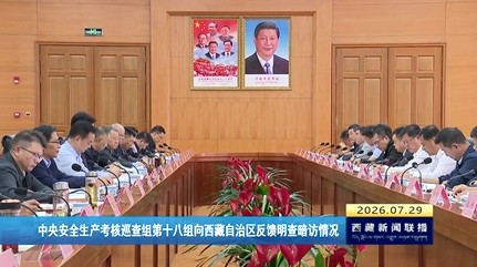 中央安全生产考核巡查组第十八组向西藏自治区反馈明查暗访情况