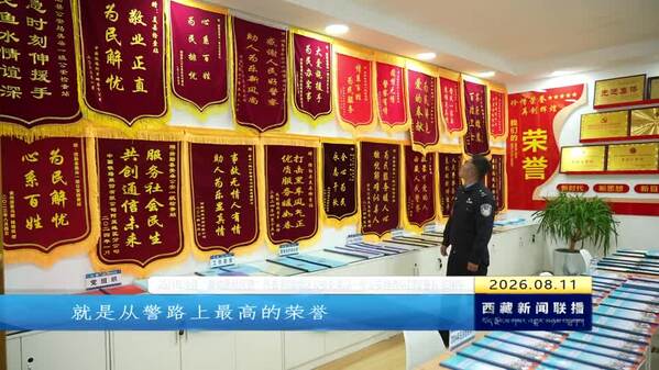 2025西藏自治区公安“最美基层民警”代表记者见面会举行