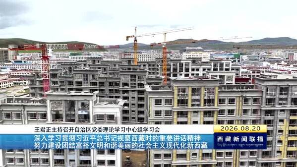 王君正主持召开西藏自治区党委理论学习中心组学习会 深入学习贯彻习近平总书记视察西藏时的重要讲话精神 努力建设团结富裕文明和谐美丽的社会主义现代化新西藏