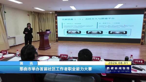 那曲市举办首届社区工作者职业能力大赛