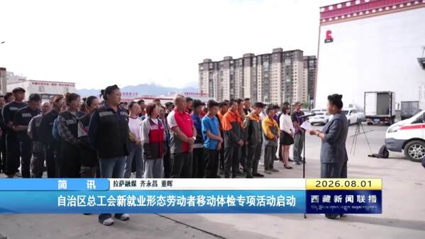 西藏自治区总工会新就业形态劳动者移动体检专项活动启动