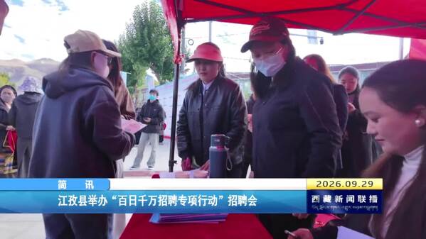 江孜县举办“百日千万招聘专项行动”招聘会