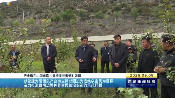 严金海在山南市洛扎县措美县调研时强调 以党建为引领以产业为支撑以固边为底线以富民为目标 奋力打造藏南边陲种养富民善治安边的示范样板