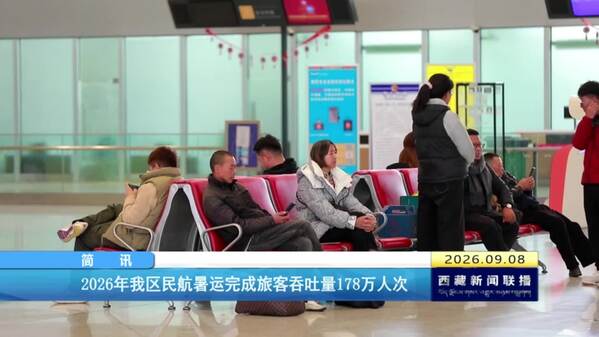 2026年西藏自治区民航暑运完成旅客吞吐量178万人次