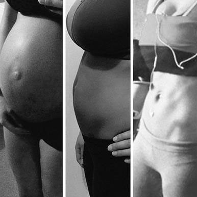 女神!英国辣妈<em>产后练</em>身材 八周恢复腹肌<em>马甲线</em>