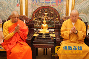 斯里兰卡大僧长到访弘法寺 升华两国佛教界法缘
