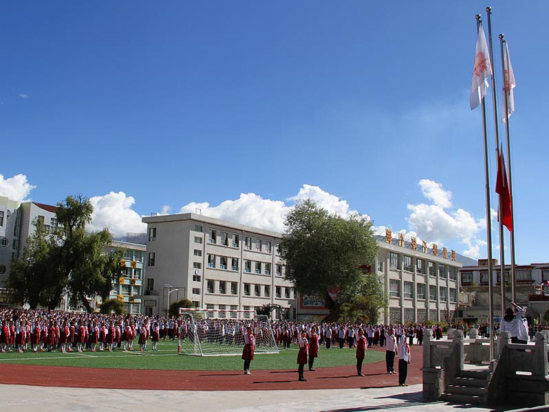 西藏开学季，西藏中小学学生迎新学年