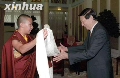 班禅受到过哪些党和国家领导人的接见