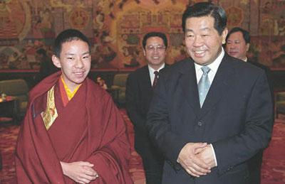 班禅受到过哪些党和国家领导人的接见