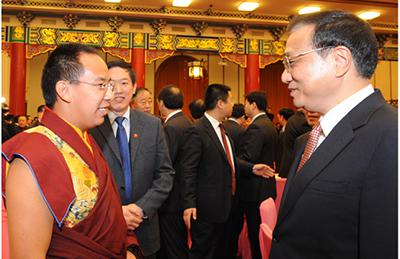 班禅受到过哪些党和国家领导人的接见