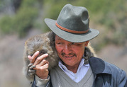 Tobgye with his friends -Tibetan macaque