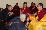 11th Panchen Lama gives blessings to people in Lhasa