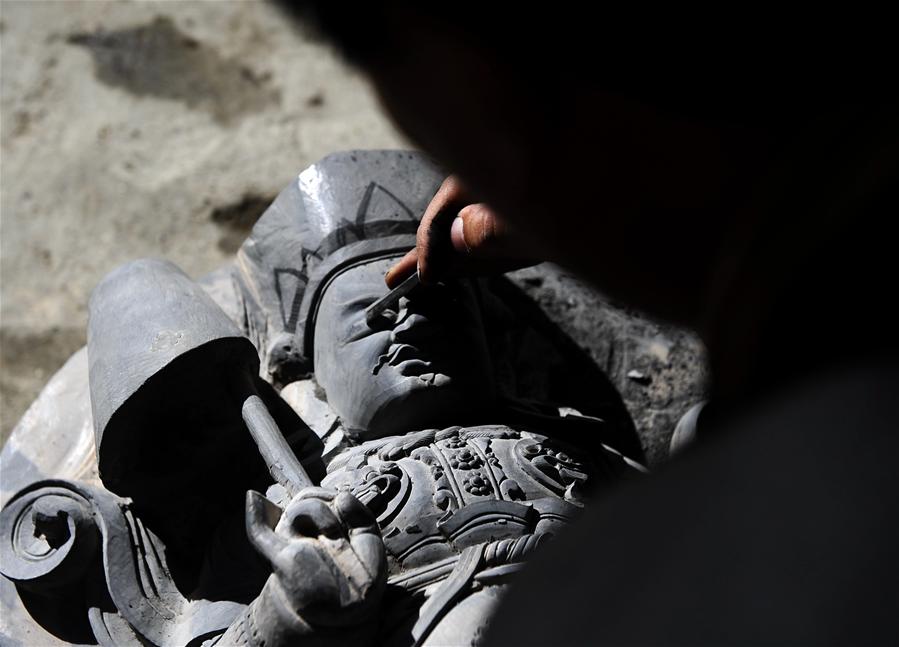 Thubten Gyaco and his Black Jade Buddha Sculptures