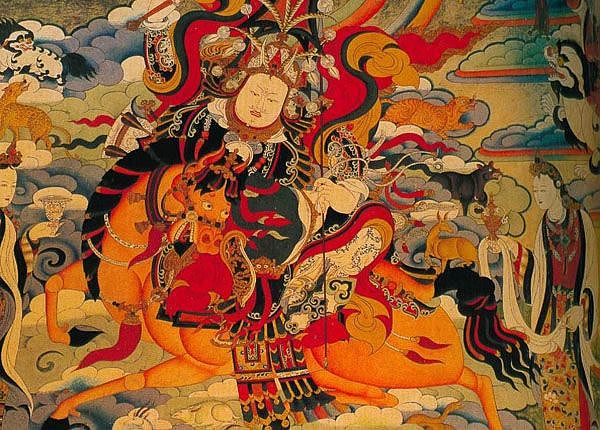 Story of a "King Gesar" narrator