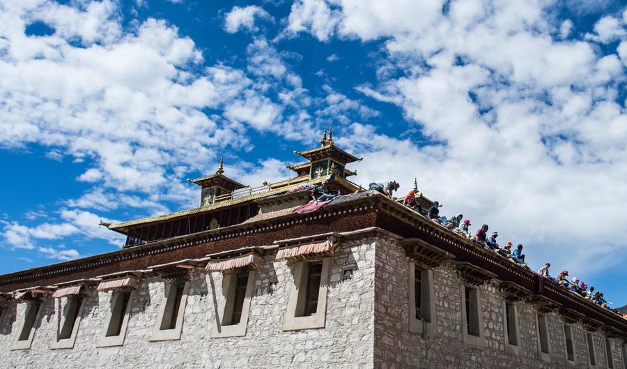  Samye Monastery in Zhanang county, China's Tibet 