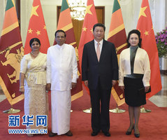 习近平会见斯里兰卡总统 鼓励两国佛教界等交流
